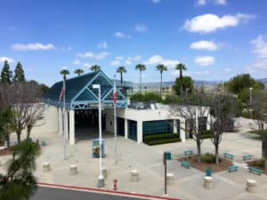 Irvine Train Station from Parking Structure
