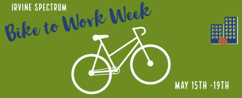 Irvine Bike to Work Week promo 2023